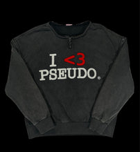 Load image into Gallery viewer, &quot;I &lt;3 PSEUDO&quot; Detachable Hoodie
