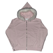 Load image into Gallery viewer, Pink Detachable Fur Hoodie
